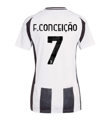 Juventus Francisco Conceicao #7 Replika Hjemmebanetrøje Dame 2024-25 Kortærmet